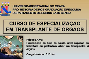 Curso de Especialização em Transplante de Órgãos